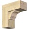 Ekena Millwork Balboa Block Rough Sawn Bracket w/ Offset Brace, Douglas Fir, 8"W x 18"D x 18"H BKT0806X18X18BOA05RDF - alternate 1